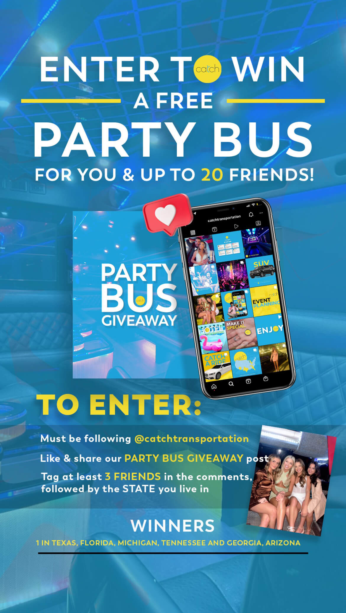 Catch Transportation Party Buses Catch Transportation